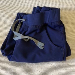 navy blue scrub set
